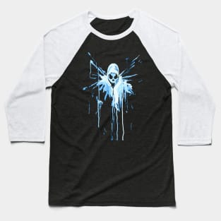 Sinister Ghost Splash Baseball T-Shirt